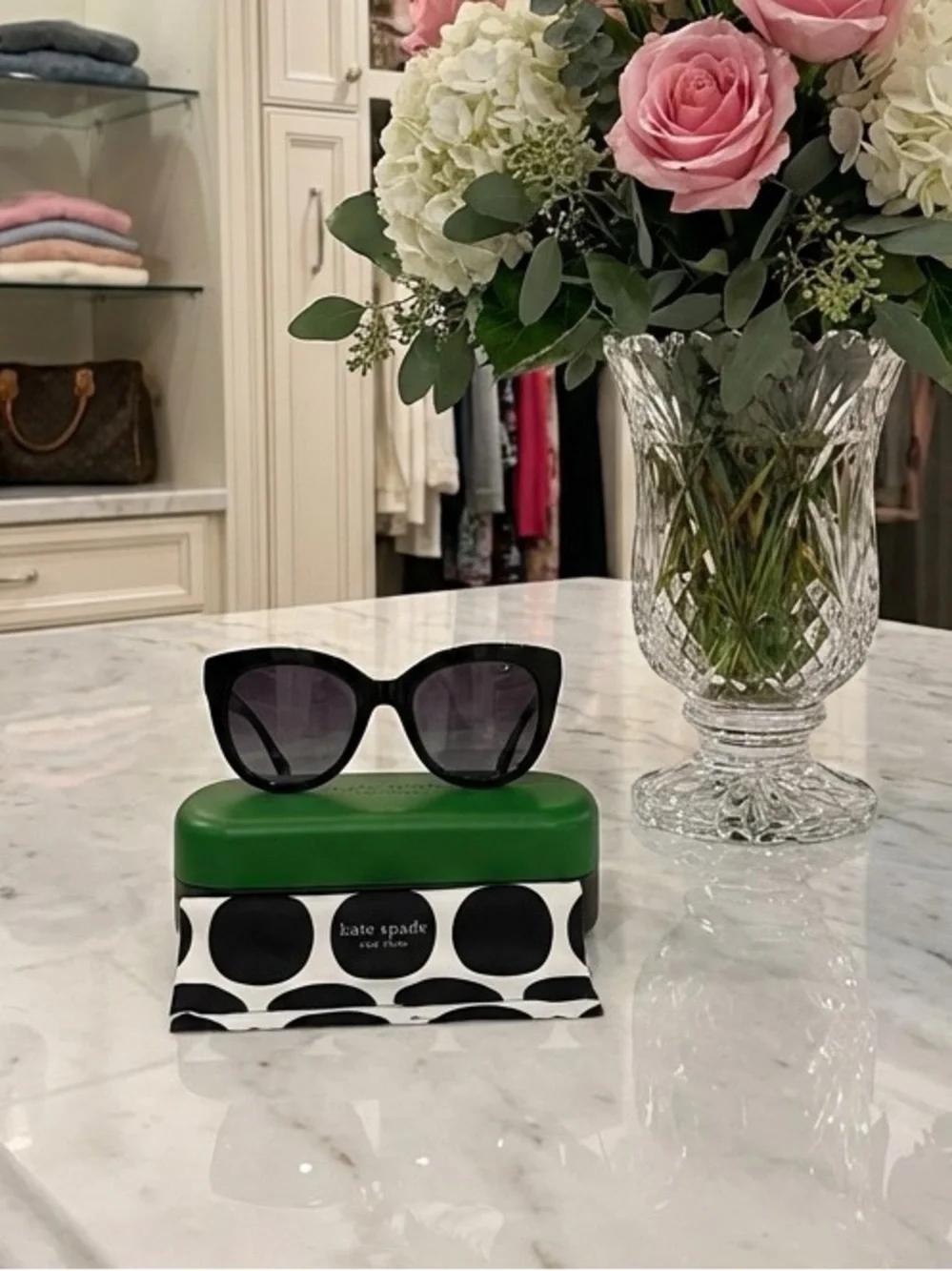 Kate Spade Black BELAH/S Cat-eye Sunglasses